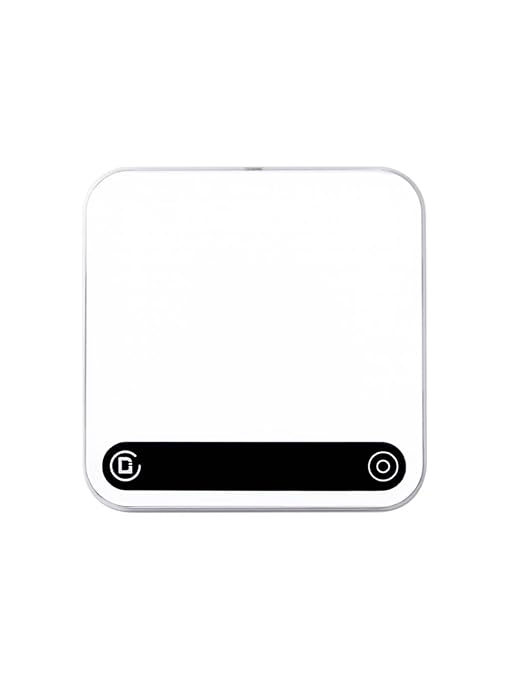 Coffee Scale with Timer and Flow Rate Tracking, 0.1g Precision, 3kg Capacity, Rechargeable, Smart App Compatible, Ideal for Espresso and Pour Over Brewing