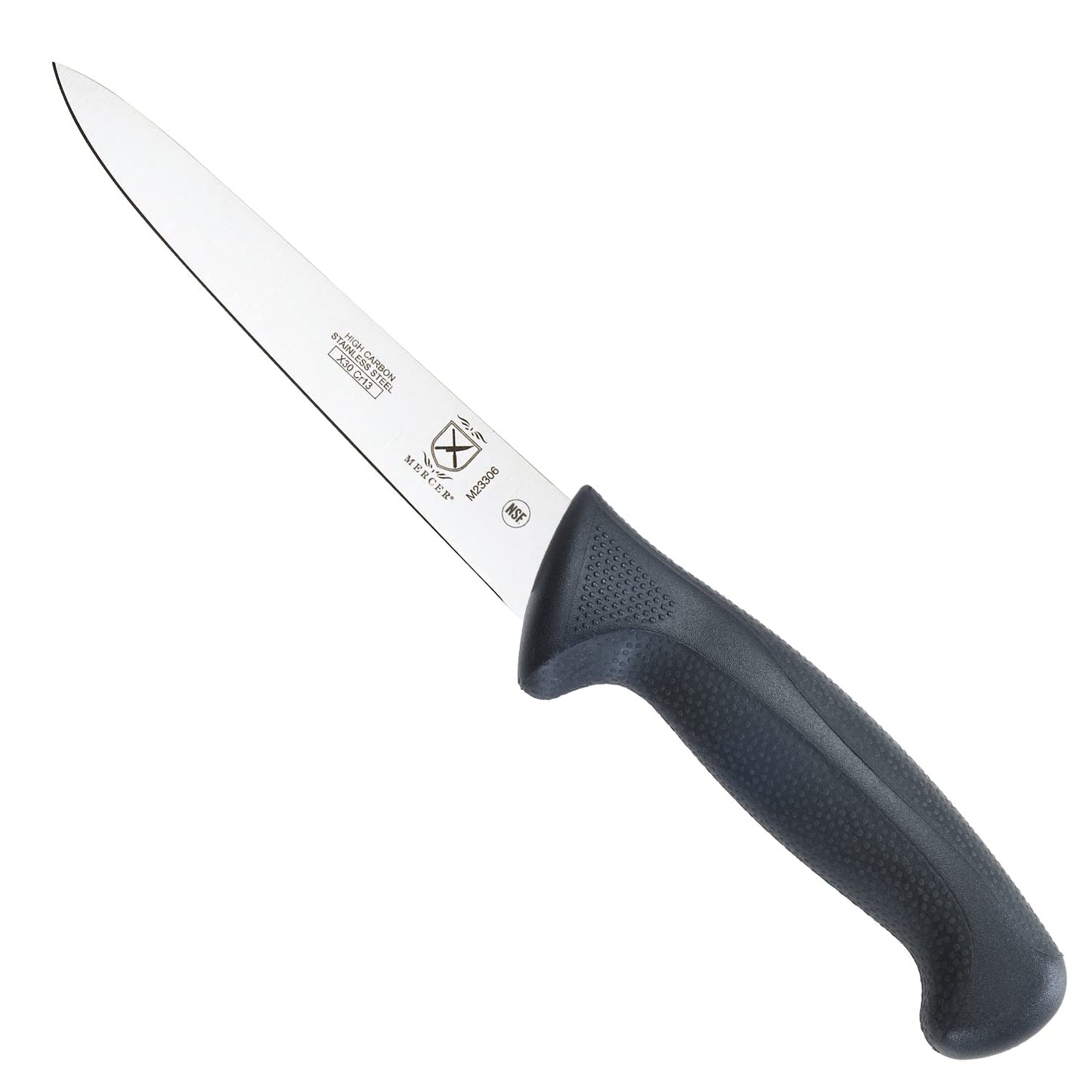 Mercer Culinary M22508 Millennia Black Handle, 8-Inch Wavy Edge, Bread Knife