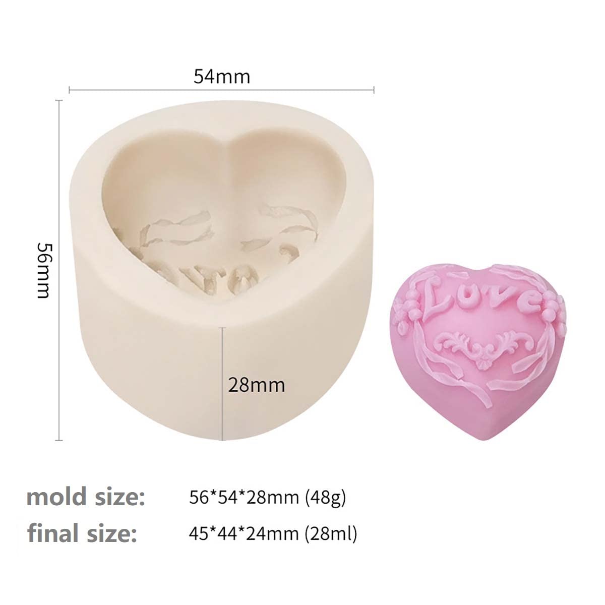 2 Pack Dinosaur Silicone Mold - Resin Candle & Easter Egg Mold - Animal & Cartoon Mold for Home Decoration