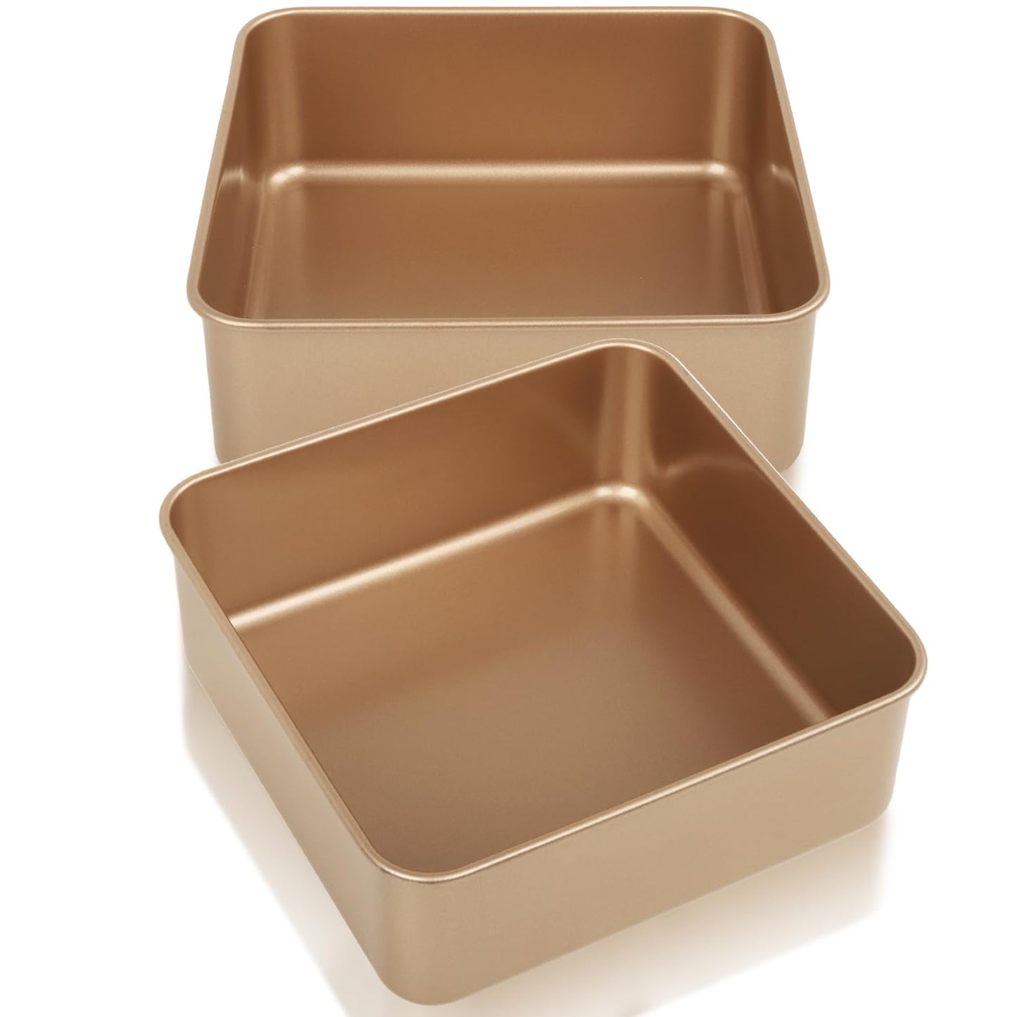Baking Sheet Pans,2 Pack Nonstick Baking Sheet Pans,Cookie Sheet, Brownie Pan, Bread Pan for Toaster Oven, Small Baking Tray,Bakeware for Cakes, Cookies & Breads (9 Inches)