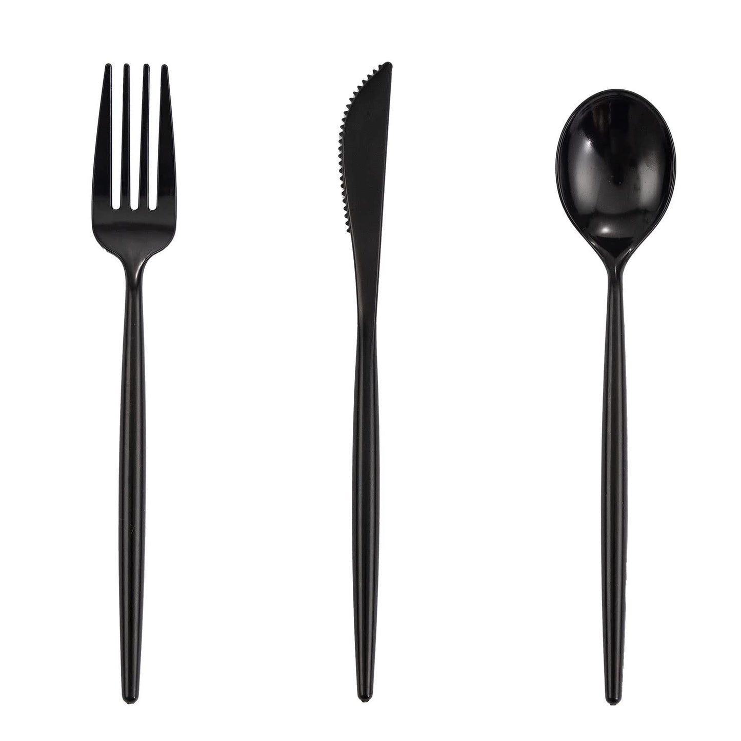 Supernal 180pcs Gold Plastic Silverware Set, Disposable Cutlery