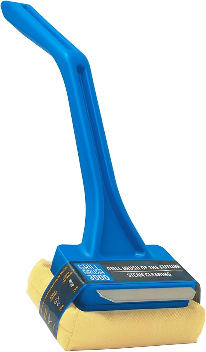 Grill Rescue BBQ Replaceable Scraper Cleaning Head, Bristle Free - Safe, Durable and Unique Scraper Tools for Cast Iron or Stainless-Steel Grates, Barbecue Cleaner (GB3000 Head)