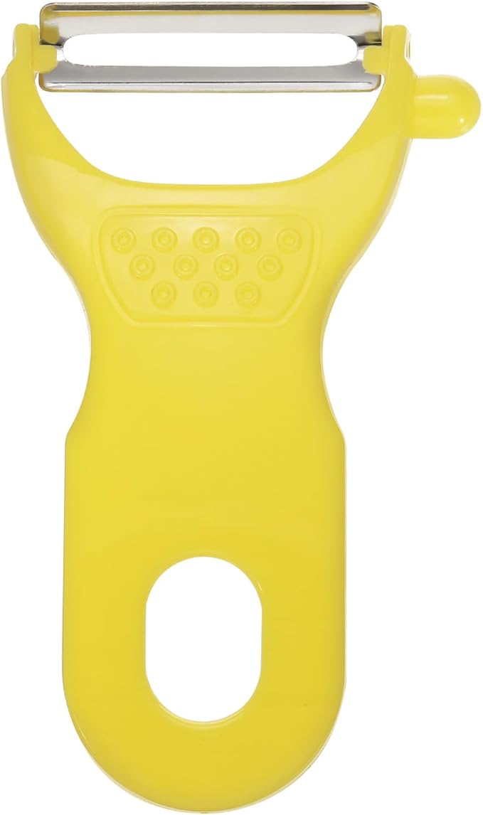 uxcell Vegetable Peeler Set, 4.5 Inch Stainless Steel Potato Peeler for Apple Fruits White