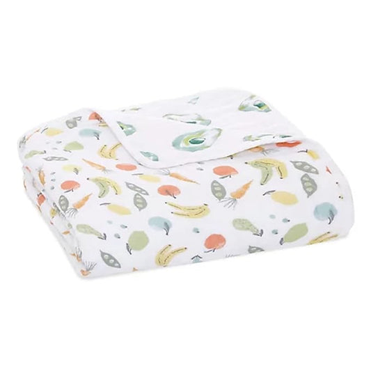 aden + anais Essentials Dream Blanket, Muslin Baby Blankets for Girls & Boys, Ideal Lightweight Newborn Nursery & Crib Blanket, Shower & Registry Gift, Farm to Table