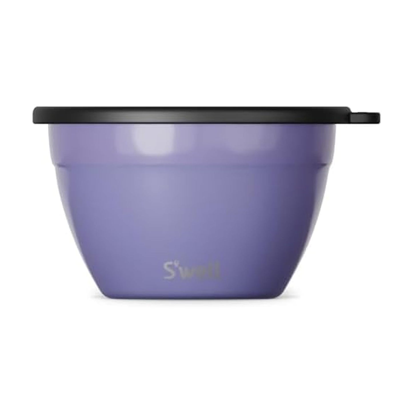 S’well Stainless Steel 64oz Salad Bowl Kit in Onyx, Comes with 2oz Condiment Container and Removable Tray for Organized Serving, Leak-Proof and Dishwasher Safe