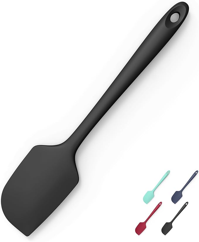 Doosu 600°F Heat Resistant Silicone Large Spatula, 11.4in, Aqua Sky