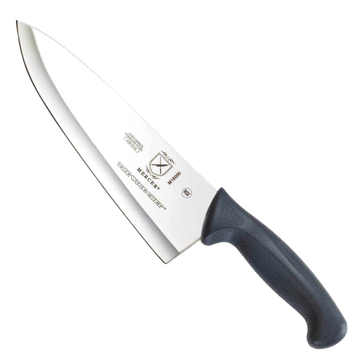 Mercer Culinary M22508 Millennia Black Handle, 8-Inch Wavy Edge, Bread Knife