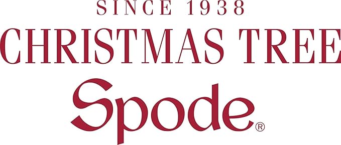 Spode Christmas Tree Luncheon Plate - Festive Holiday Serving Plate