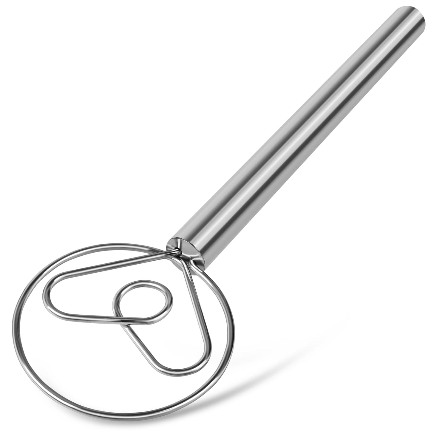 TEEVEA Danish Dough Whisk, Stainless Steel for Sourdough Bread
