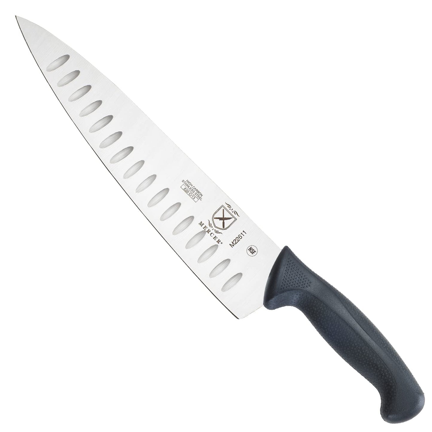 Mercer Culinary M22508 Millennia Black Handle, 8-Inch Wavy Edge, Bread Knife