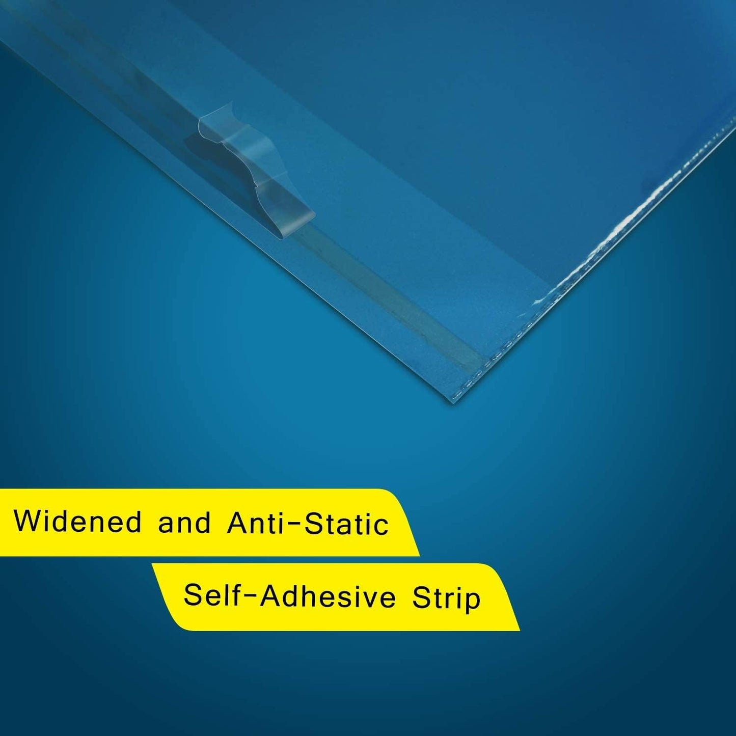 iMailer - 1000 Pack - 8" x 10" Self Sealing Cellophane Bags - Clear Cello Resealable Plastic Poly Bags for Art Prints, Packaging, Photo, Jewelry