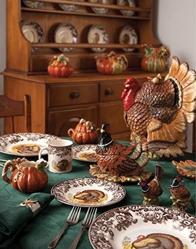 Spode Woodland Turkey 12" Round Platter