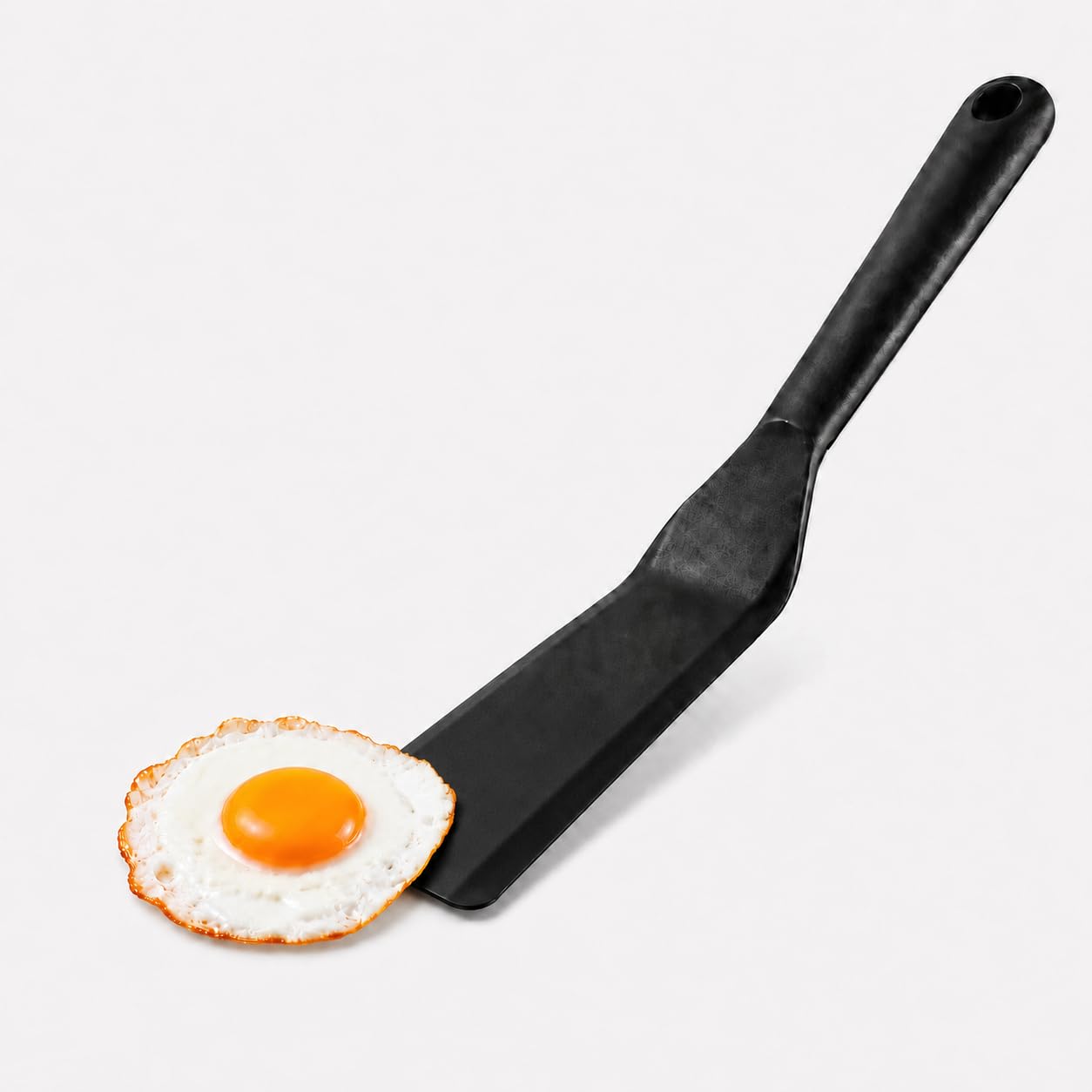 Eggssentials Pack of 2, Egg Spatula - Non-Stick, High Heat Resistant Kitchen Tools for Panckes, Eggs, Baking, Cooking, and Mixing - Black Egg Spatula