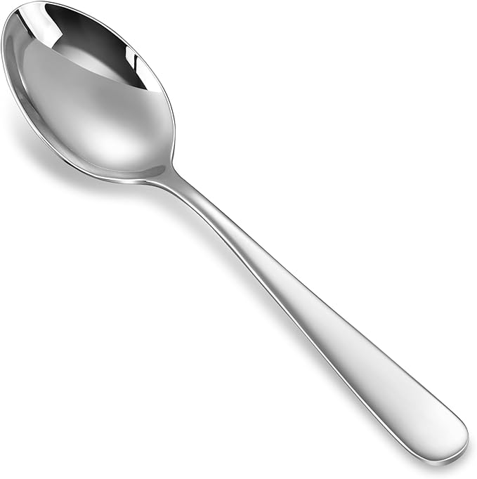 KEAWELL Premium Louise 4-Piece 18/10 Dinner Spoon Set (7.6" Dinner Spoon)