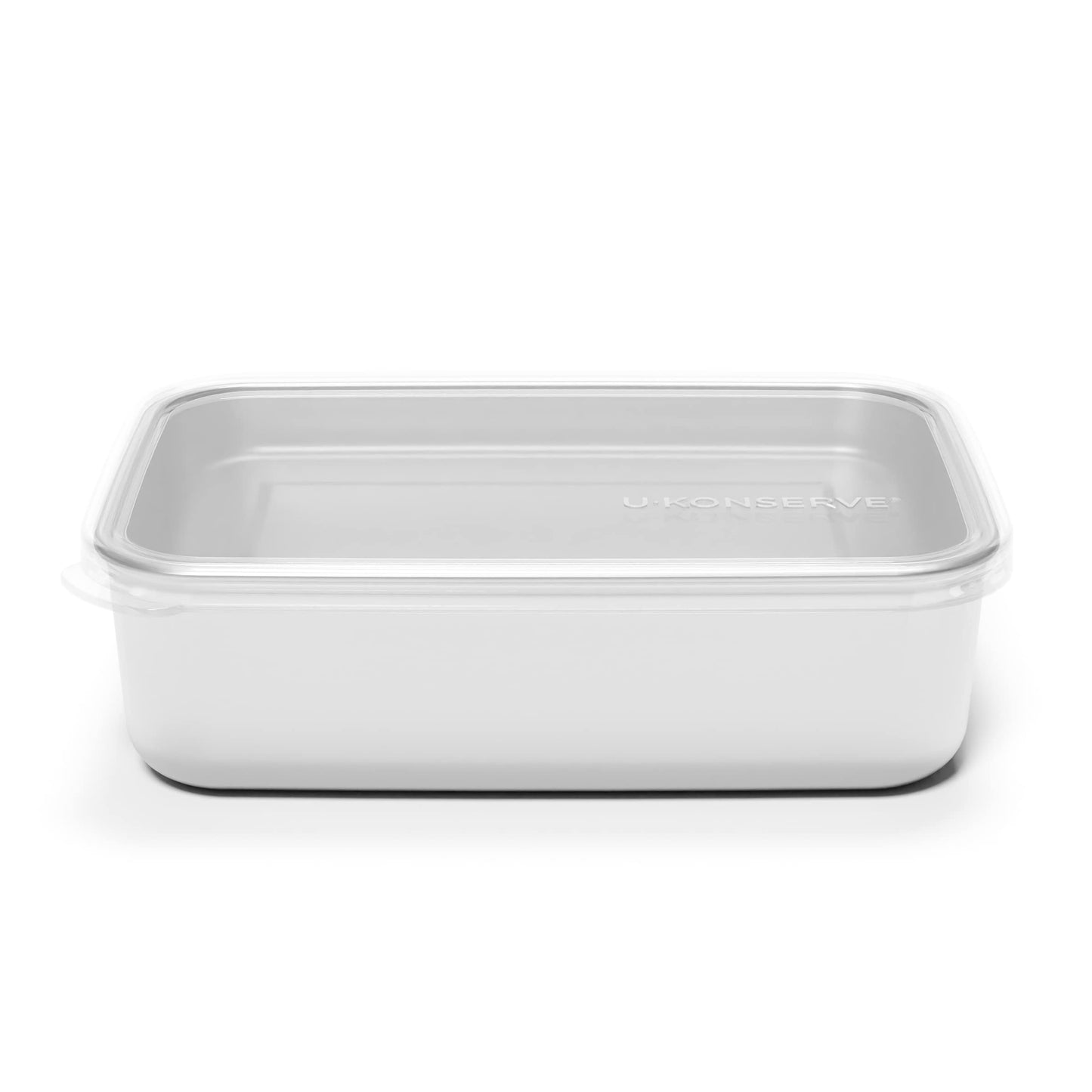 U-Konserve 45oz Stainless Steel Food Container Bento Box Clear Silicone Lid
