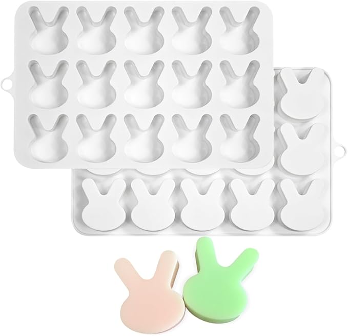TUKE Silicone Chocolate Candy Molds Non-stick Daisy Flower Silicone Baking Mold BPA Free, Gummy Molds Silicone Candy Mold For Chocolate Cake Jelly Pudding Handmade Soap Mould (Daisy Flower L)