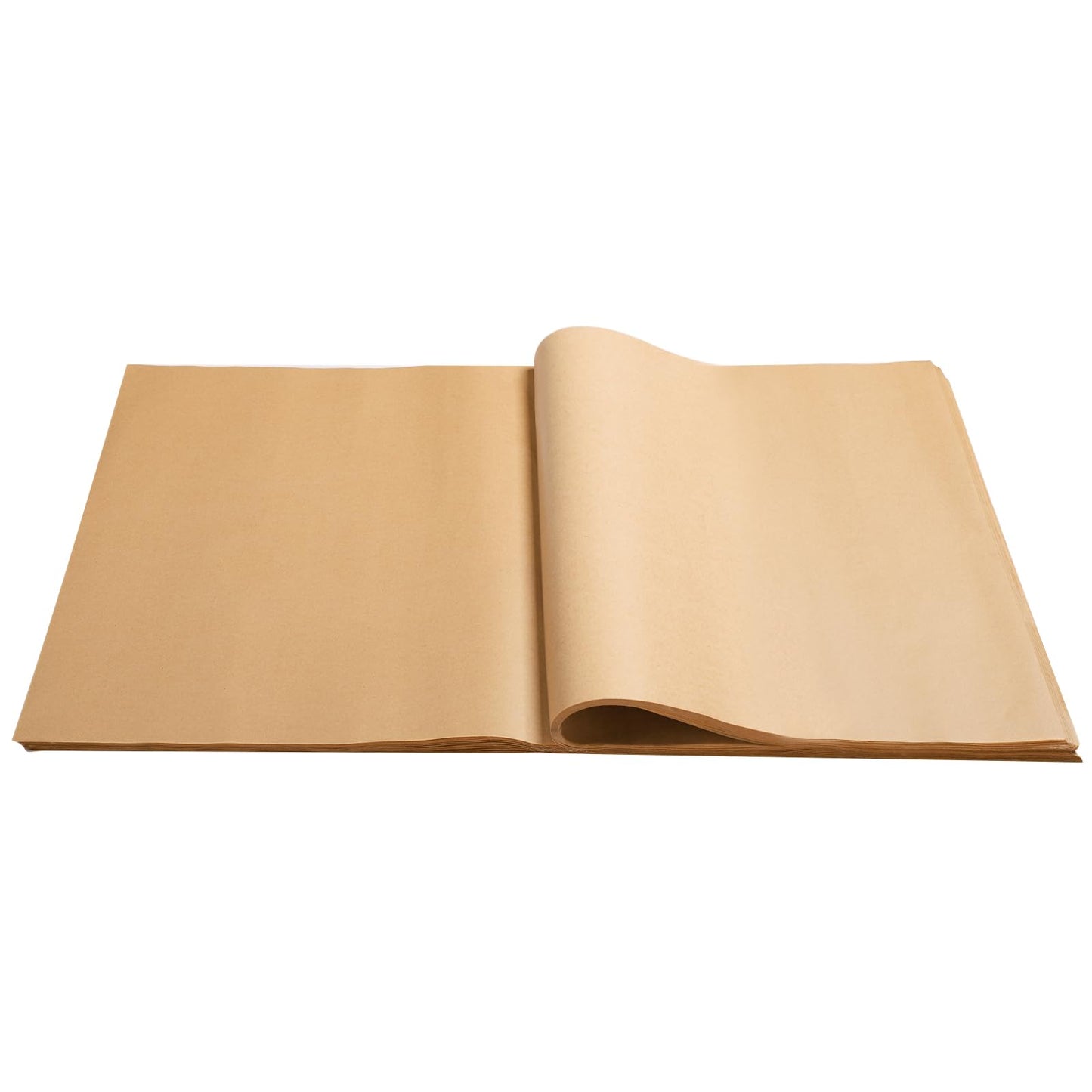 Beasea Parchment Paper Sheets for Baking, 200pcs 10x14 Inch Unbleached Precut Nonstick Heavy Duty Natural Parchment Baking Paper Sheets for Air Fryer Cooking, Grilling, Frying and Steaming