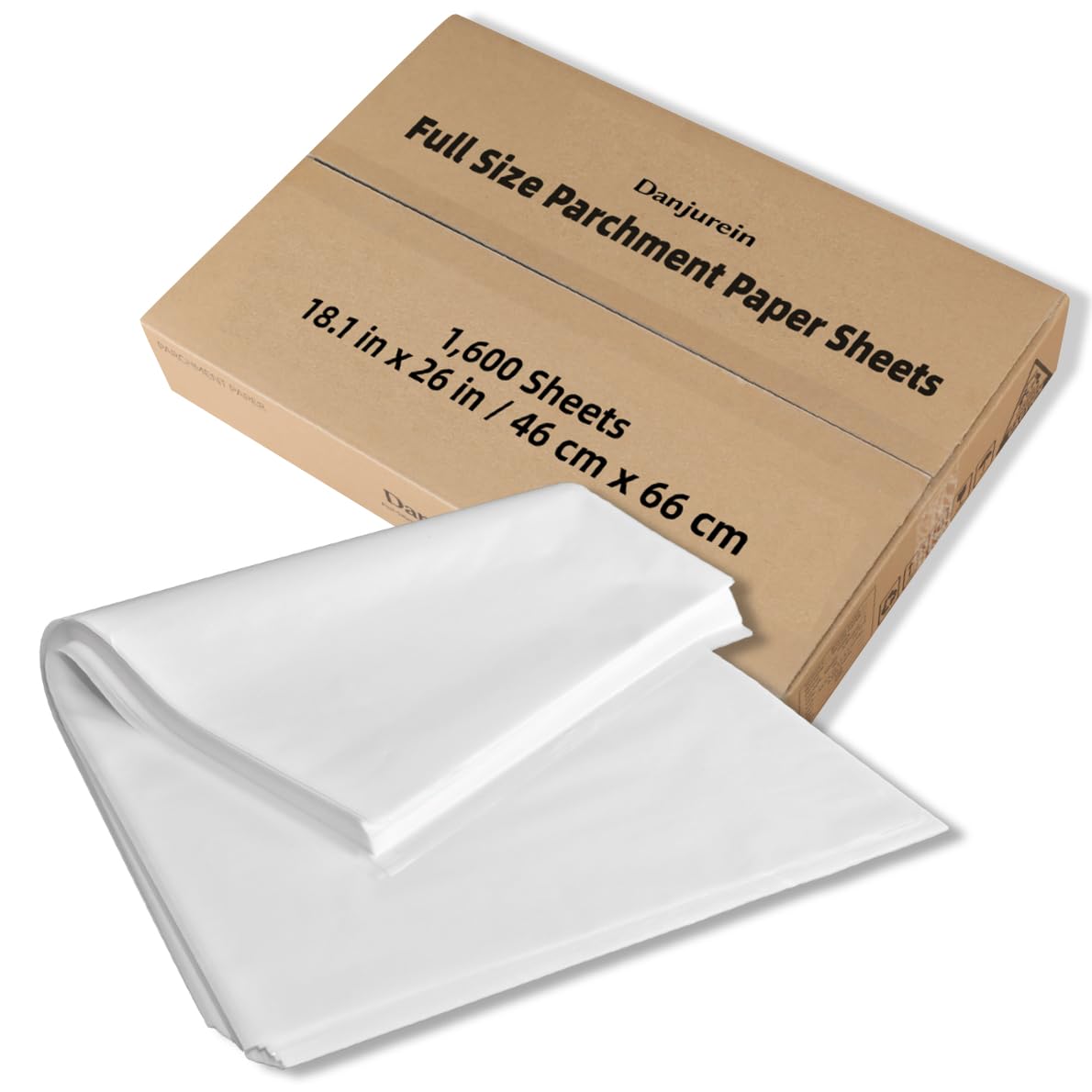 16x24" Commercial Baking Parchment Paper 2000 Bulk Sheet Industrial Grade