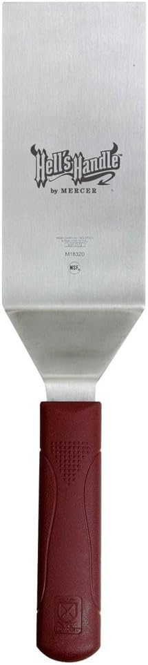 Mercer Culinary Hell's Handle Perforated Turner/Spatula, 8" X 3"