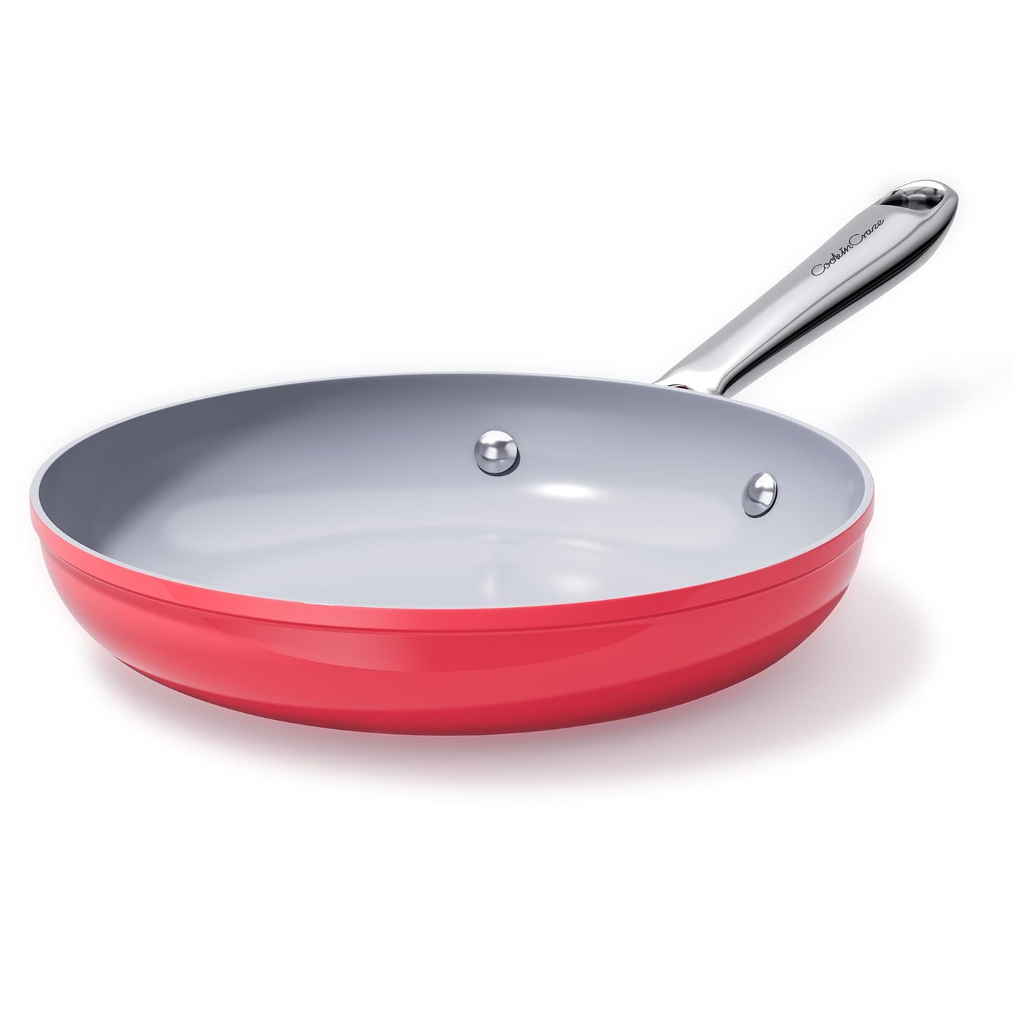 CookinCraze Premium Ceramic Frying Pan, 10 Inch Nonstick Skillet