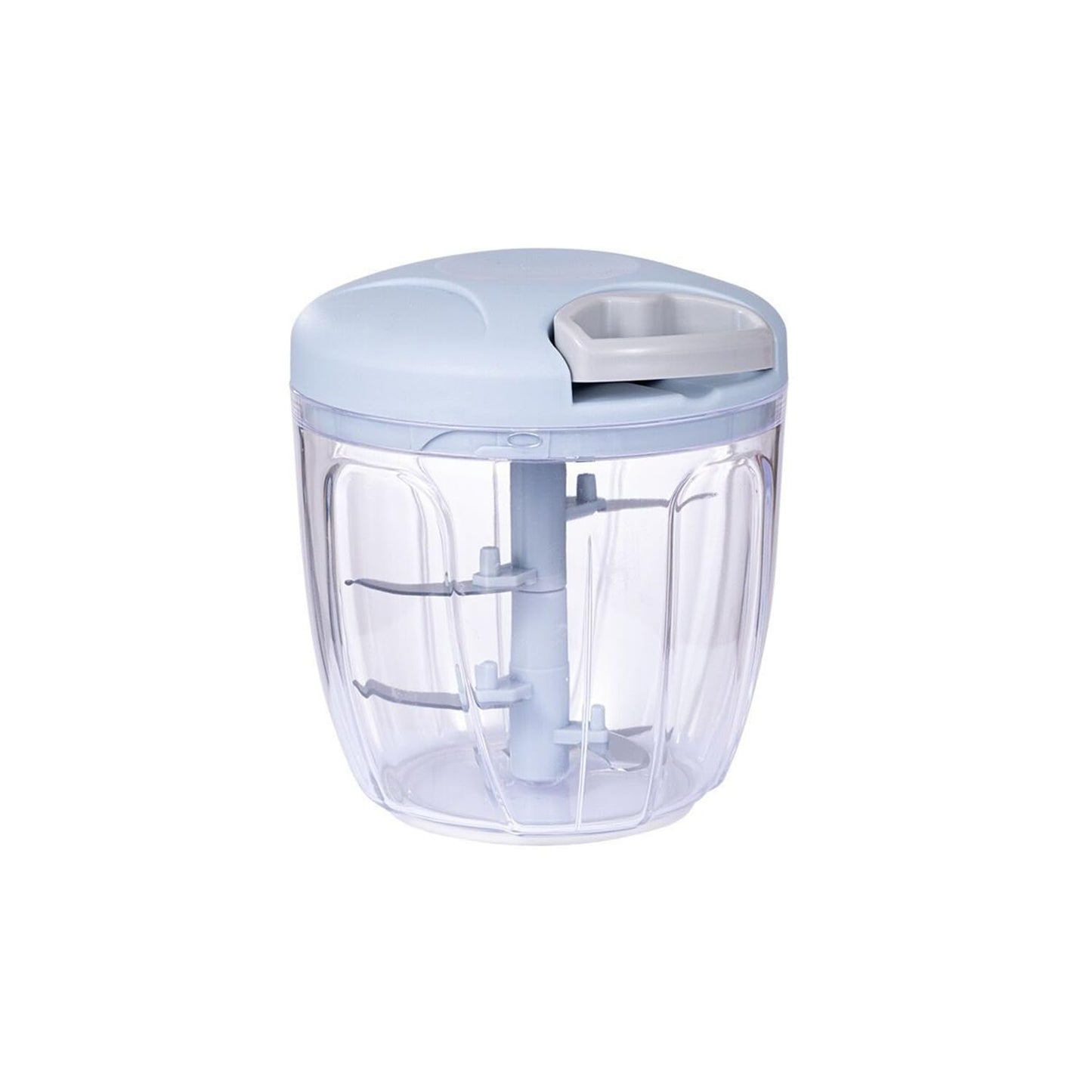 Onion Chopper, Vegetable, Garlic Chopper with Container, Kitchen Cutter,Pull String Hand Manual Food Processor Mincer Shredder for Cutting Onions Chili Ginger Seasoning Food Chopper (Green, 500ml)