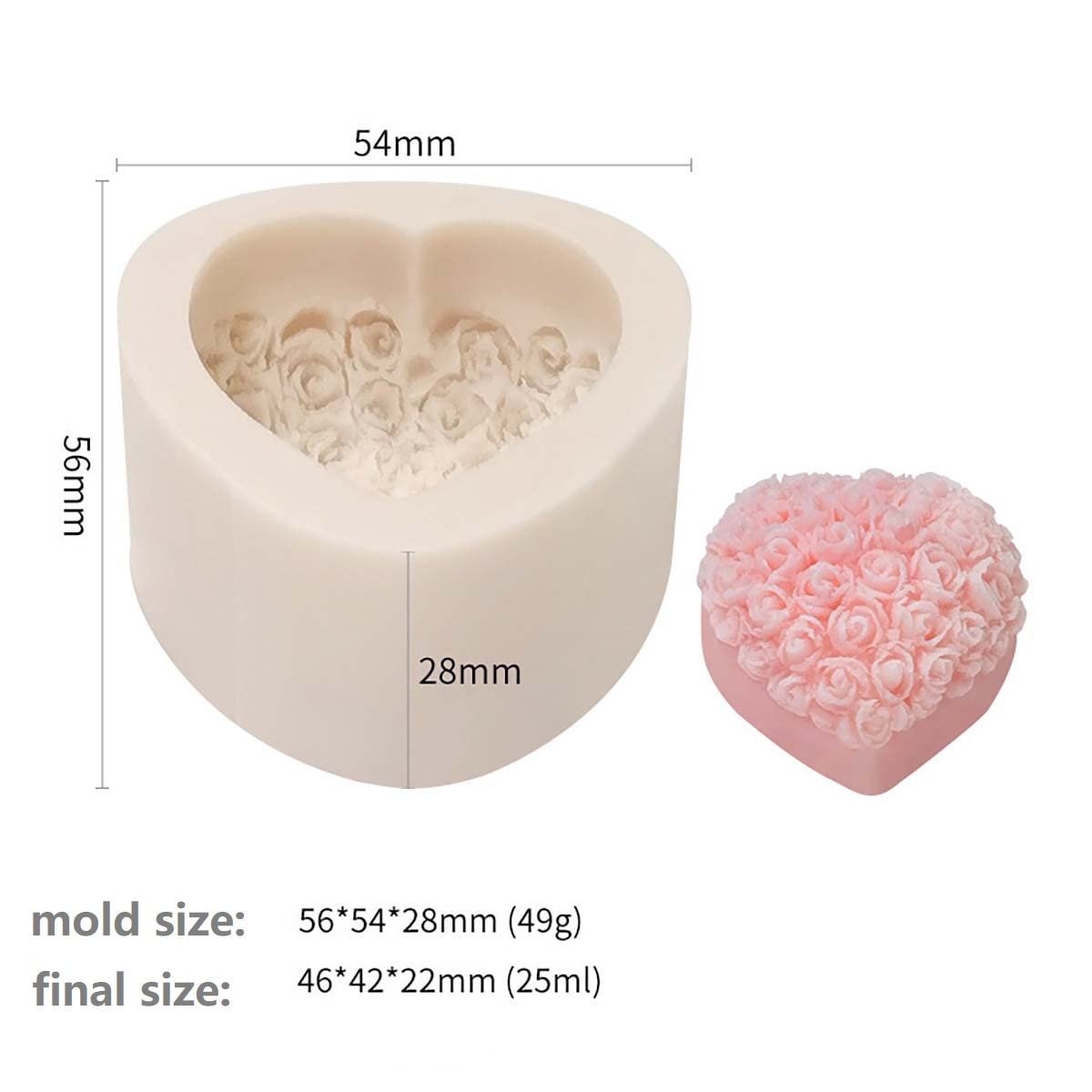 2 Pack Dinosaur Silicone Mold - Resin Candle & Easter Egg Mold - Animal & Cartoon Mold for Home Decoration