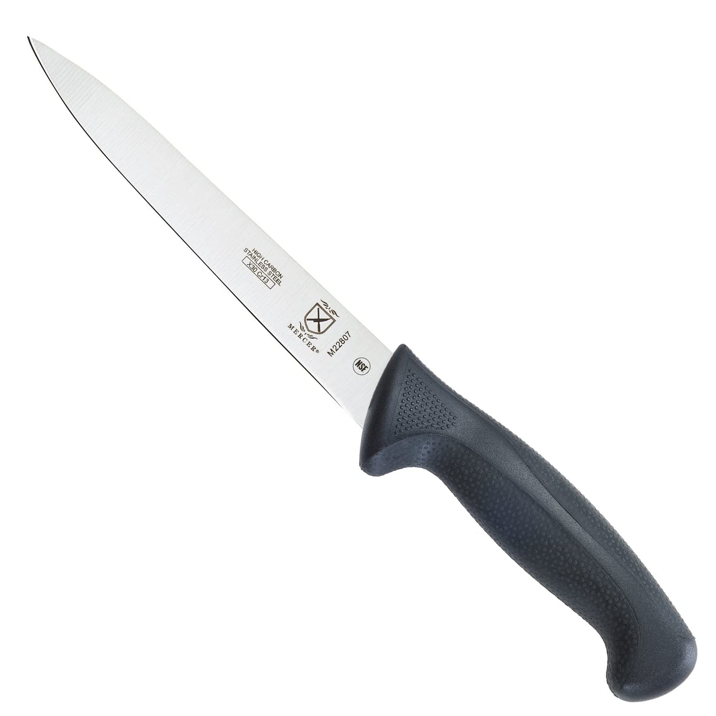 Mercer Culinary M22508 Millennia Black Handle, 8-Inch Wavy Edge, Bread Knife