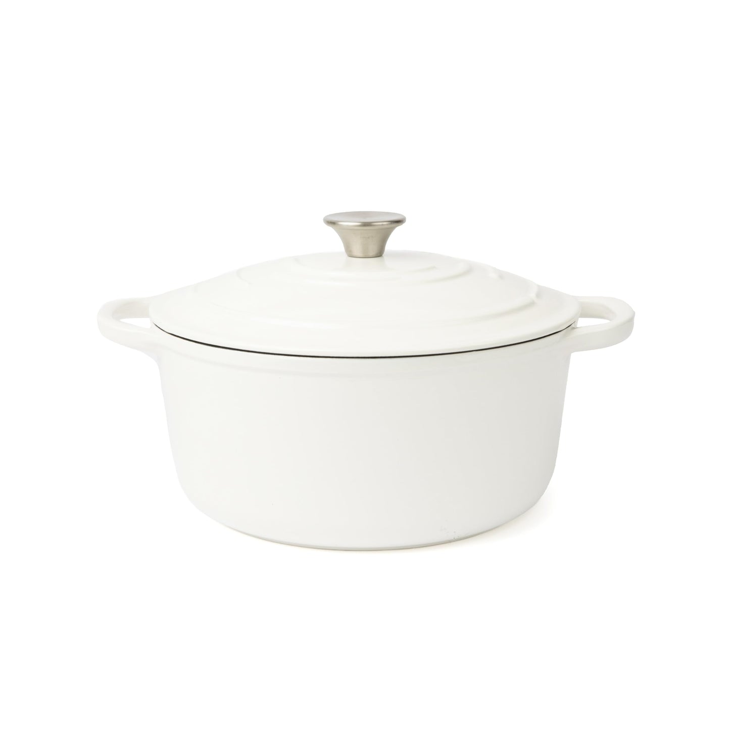 Larder & Vine 5.7 qt Enameled Cast Iron Dutch Oven Pot with Lid, Cabernet