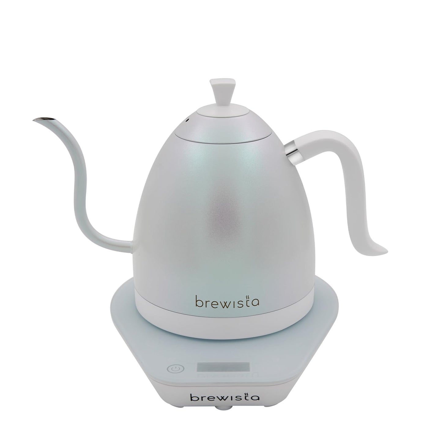 Brewista Artisan Electric Gooseneck Kettle, Water Boiler with LCD Panel, Precise Temperature Control, Fast Boiling and Keep Warm Settings for Pour-Over Coffee & Tea, Café, 1 Liter (Stainless Steel)