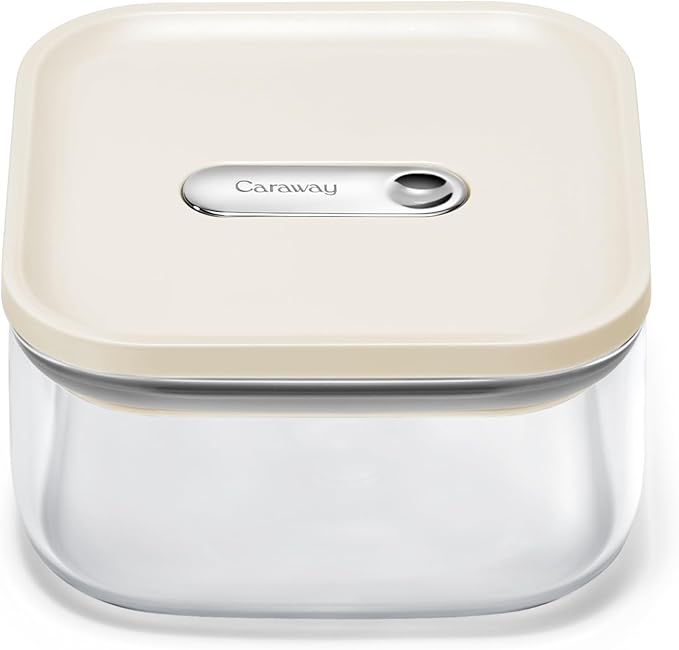 Caraway 4 qt Glass Airtight Food Storage Container with Lid