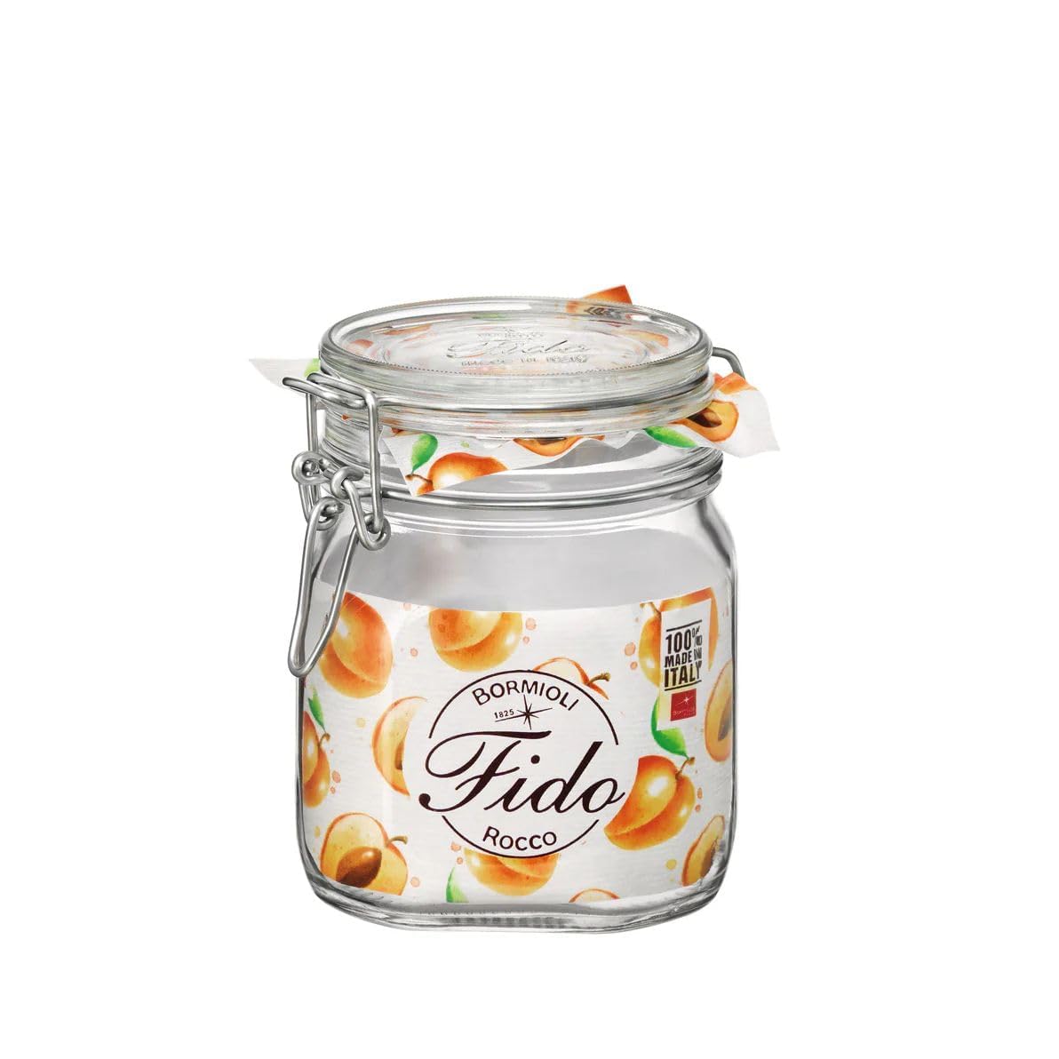 Bormioli Rocco Fido Clear Jar, 169 Oz.
