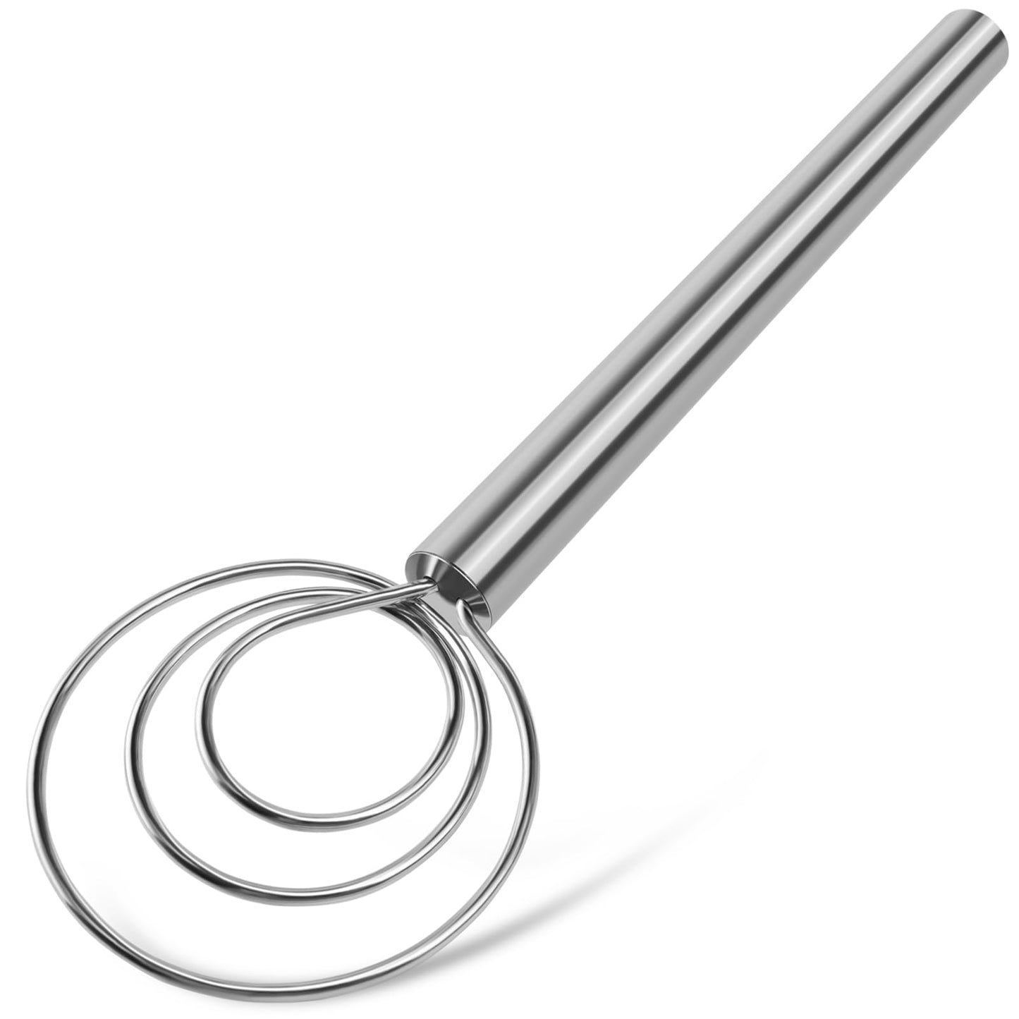 TEEVEA Danish Dough Whisk, Stainless Steel for Sourdough Bread
