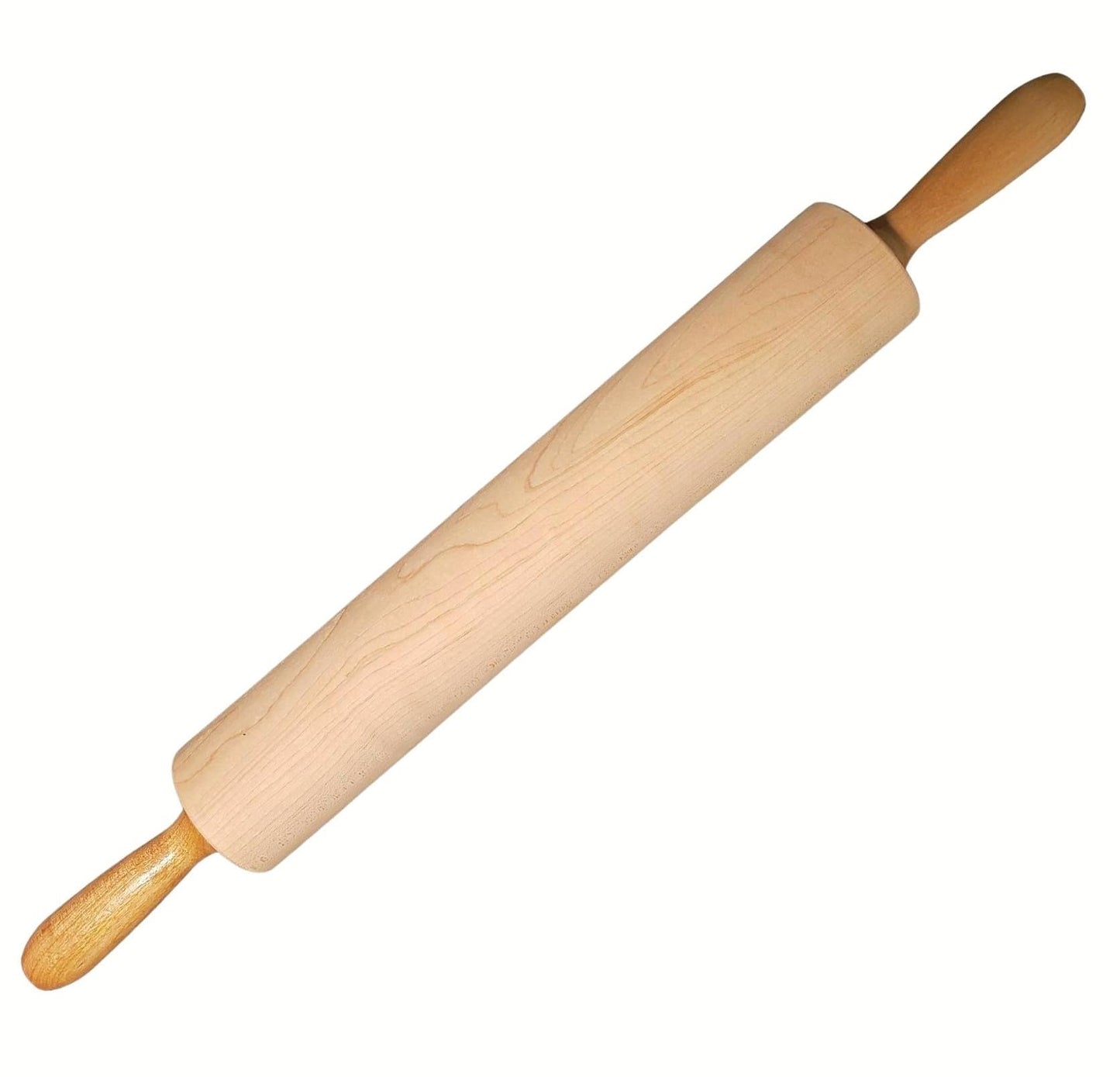 Frieling Dough Roller - 1.5-in x 20-in Natural Maple - French Pin Wooden Rolling Pin & Pastry Roller for Pizza Dough