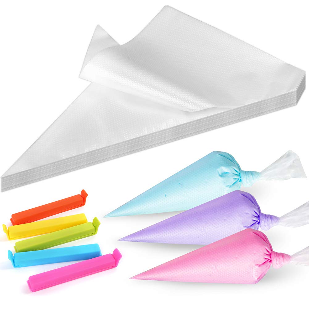 LotFancy 24 Inch Extra Large Piping Bags Disposable, 100pcs Icing Bags