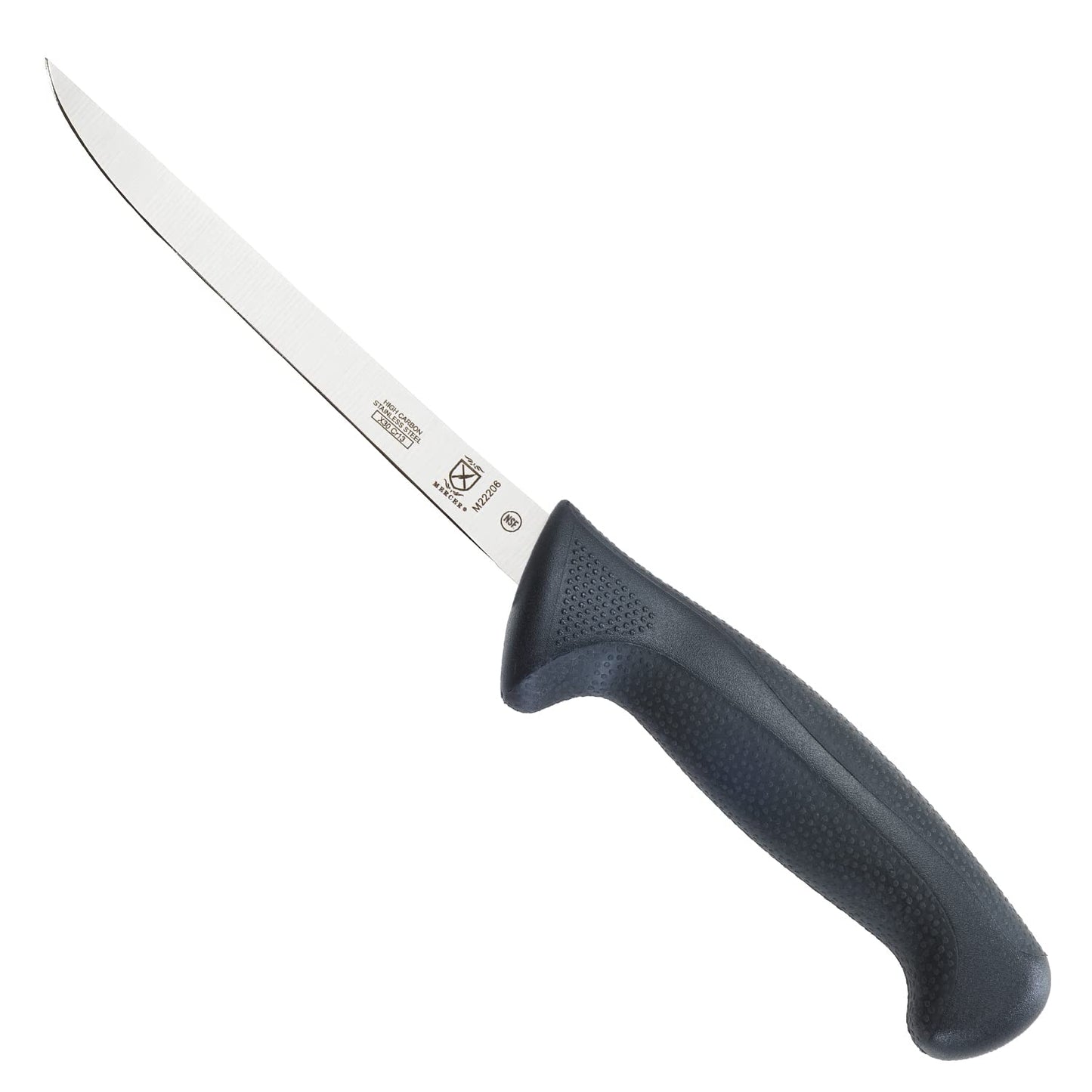 Mercer Culinary M22508 Millennia Black Handle, 8-Inch Wavy Edge, Bread Knife