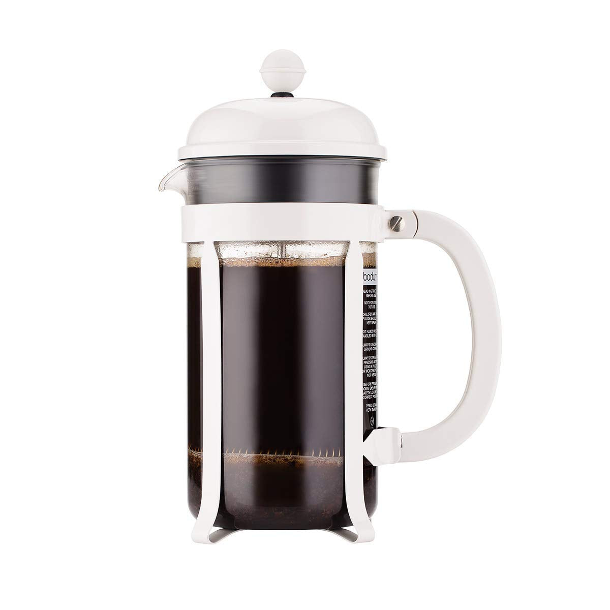 Bodum 51oz Chambord French Press Coffee Maker, High-Heat Borosilicate Glass, Polished Stainless Steel – Made in Portugal