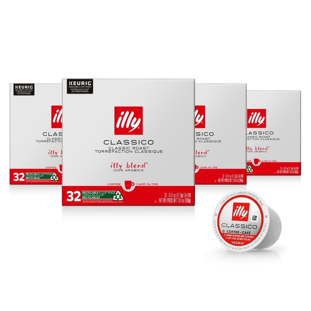 illy Coffee K Cup Pods, Intenso Dark Roast, 20 Count, 1 Pack