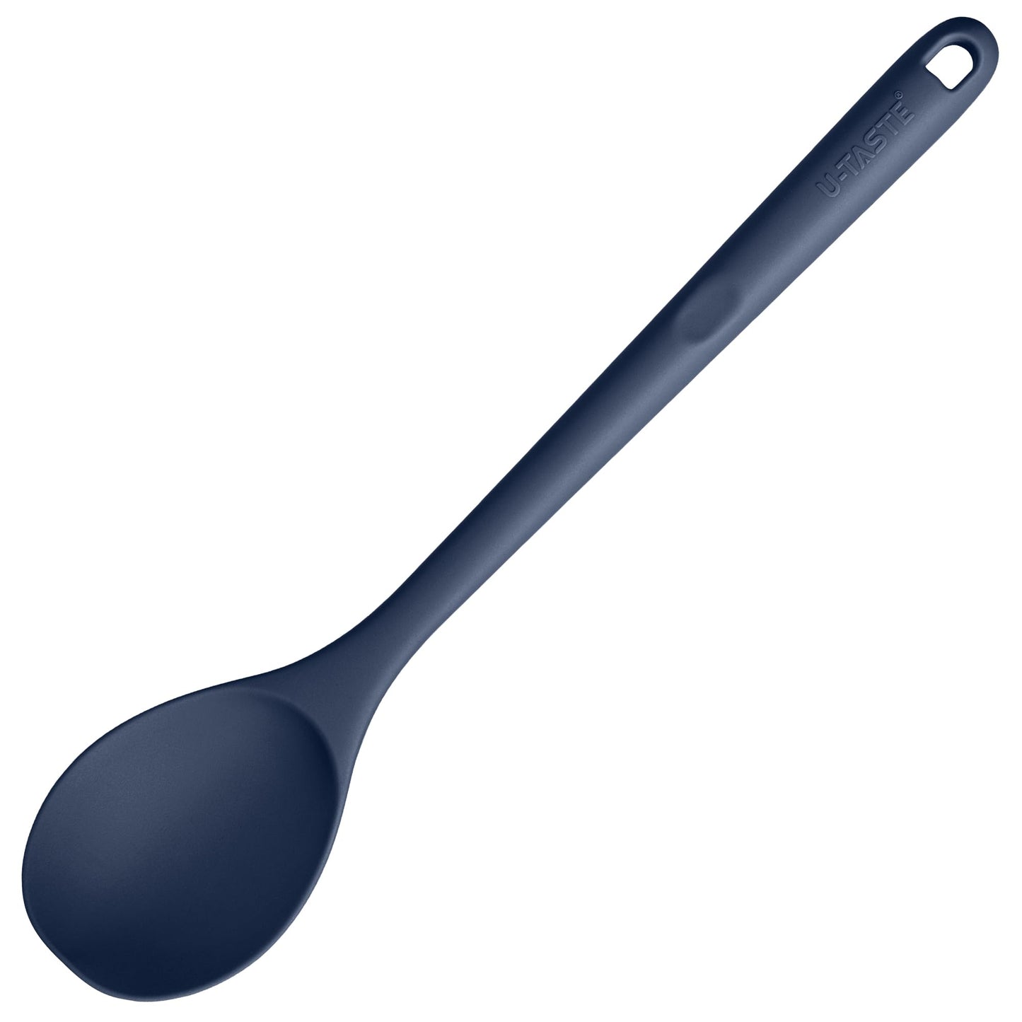 U-Taste Silicone Cooking Spoon, 13.3" Long Large Mixing Spoon, Orange