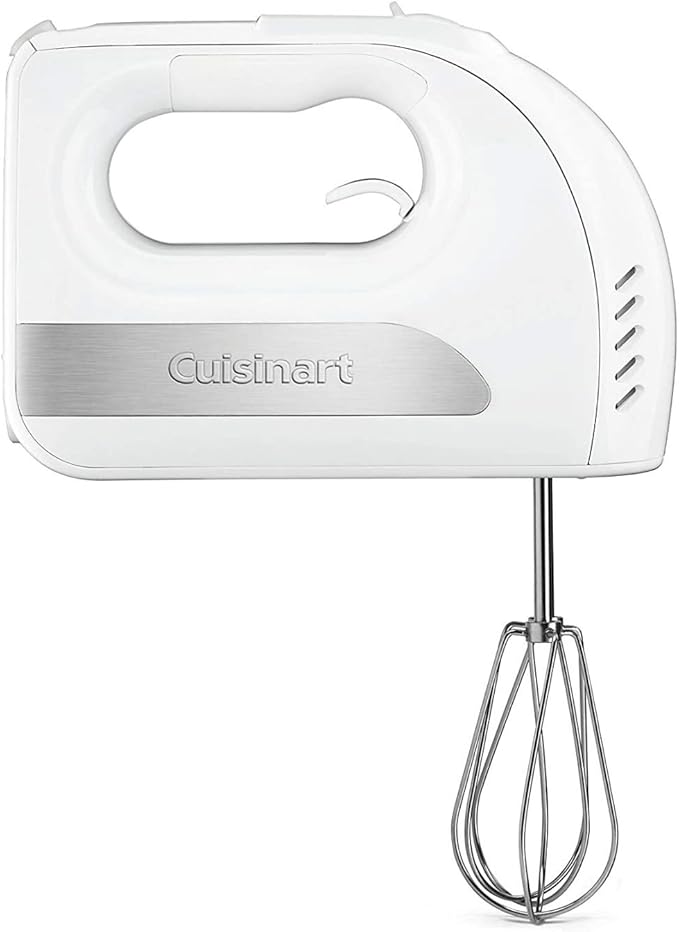 Cuisinart HM-3 Power Advantage 3-Speed Hand Mixer, White