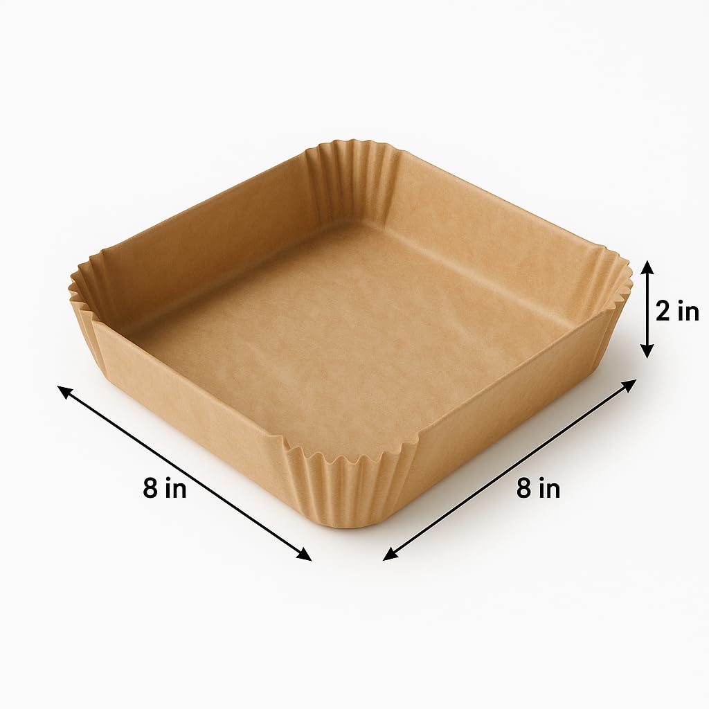 BakeBarn Parchment Paper for Pie Weights and Pans, Plastic Free Packaging, Pre Formed fit 8,9,10 Inch Dish, Natural Unbleached Food Grade Non-Stick Liners, High Heat Safe, Designed in USA, 50 Sheets