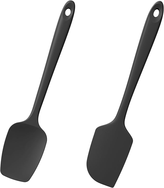 Doosu 600°F Heat Resistant Silicone Large Spatula, 11.4in, Aqua Sky