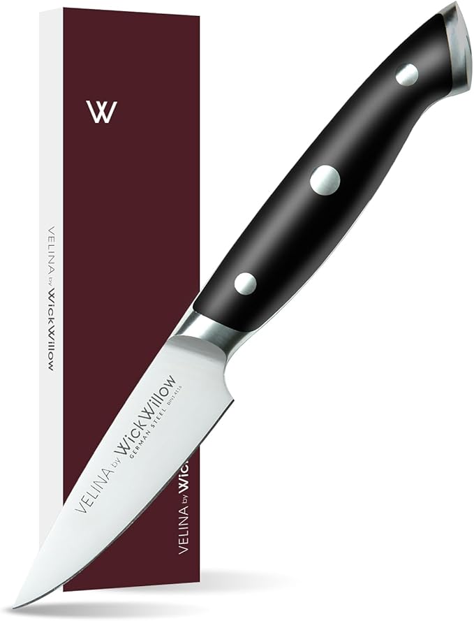 WICKWILLOW 8” Chef Knife – Ultra Sharp German Steel, Ergonomic Handle