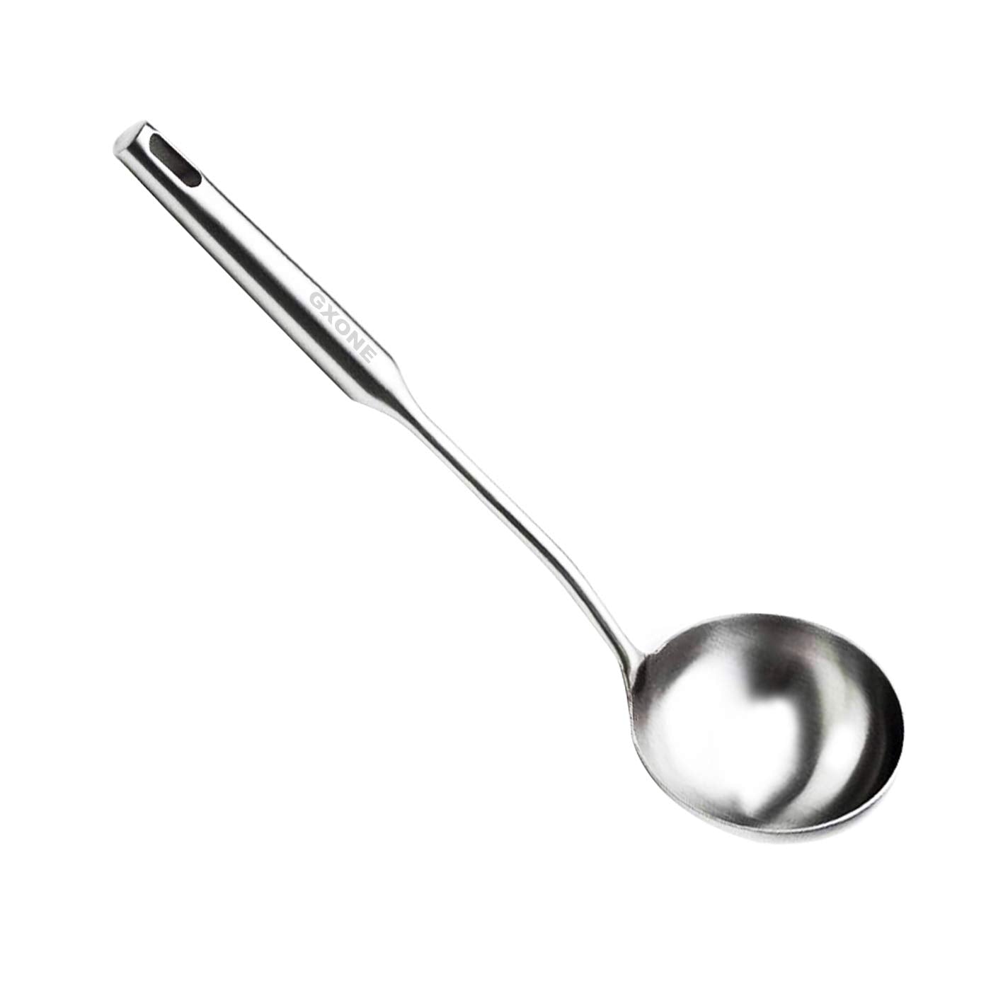 Spaghetti Spoon,304 Stainless Steel Pasta Spoon,Wooden Handle,14.2Inch