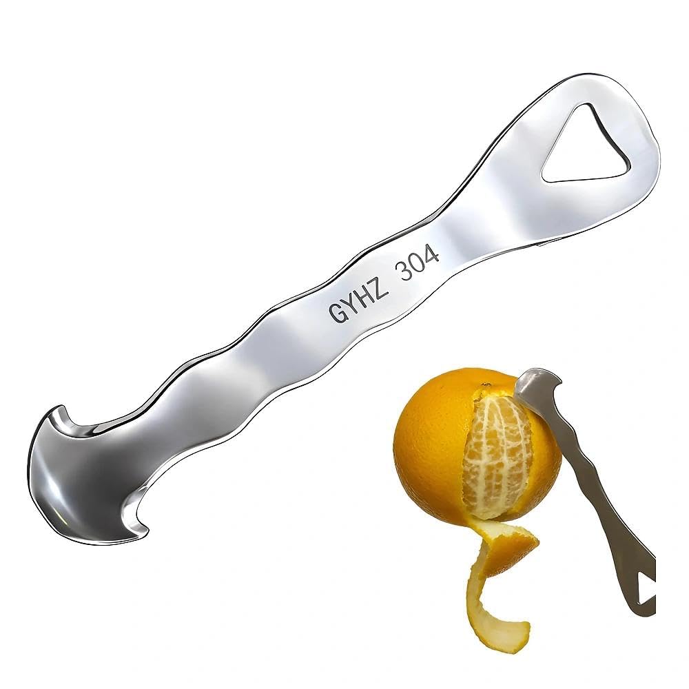 GYHZ Piranha Spiral Cutter, Stainless Steel Spiral Cutter for Veggies, Kitchen Spiralizer Tool for Cucumber, Potato, Carrot and More