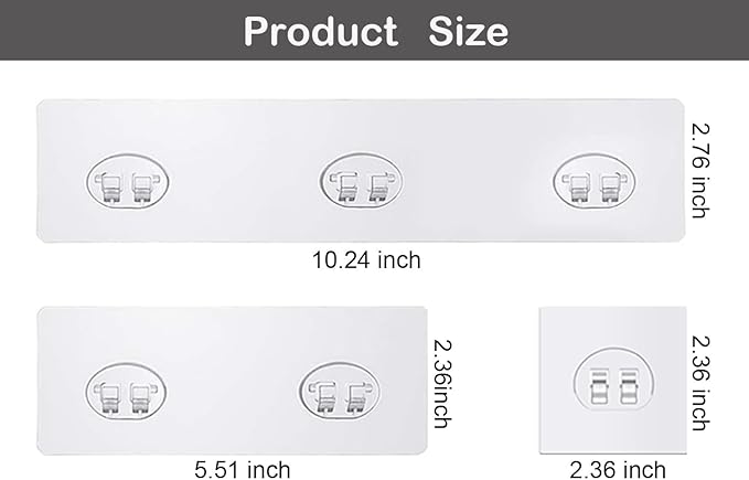 14pcs Shower Caddy Adhesive Replacement Shower Shelves Adhesive Strip Pad Shower Organizer Rack Sticker Replacement Bathroom Heavy Duty Strong Sticky Wall Adhesive
