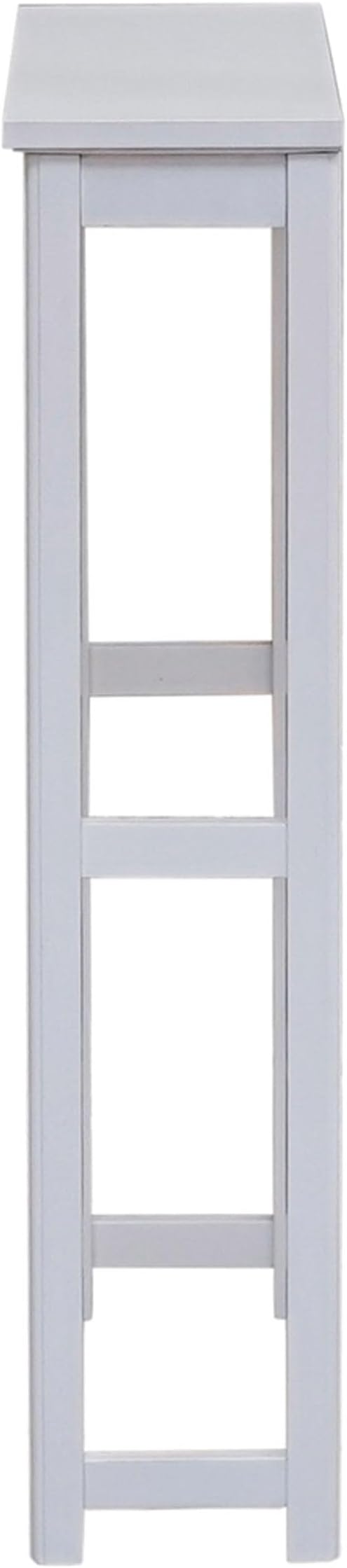 Dorset Over-the-Toilet Storage Shelf – 27" W x 37" H Space Saver Rack with Single Open Shelf for Towels & Toiletries – Minimalist Modern Design & Easy Assembly Bathroom Organizer by Alaterre Furniture
