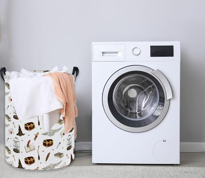 Kids Laundry Hamper,Magic Laundry Basket Collapsible Cute Storage Baskets for Home Decor,Office,Home Organizer,(Magic