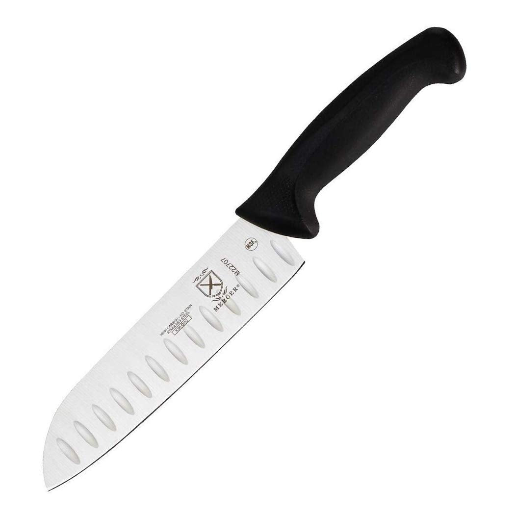 Mercer Culinary M22508 Millennia Black Handle, 8-Inch Wavy Edge, Bread Knife