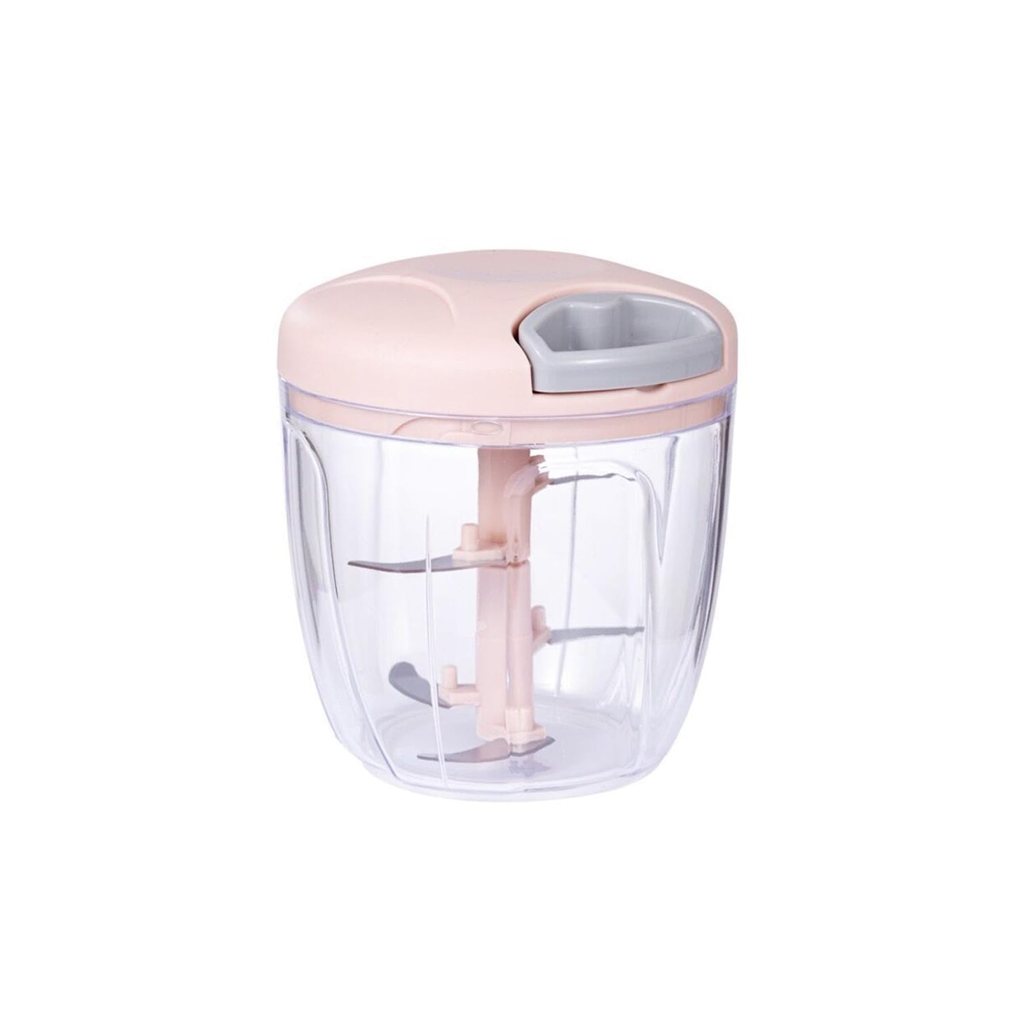 Onion Chopper, Vegetable, Garlic Chopper with Container, Kitchen Cutter,Pull String Hand Manual Food Processor Mincer Shredder for Cutting Onions Chili Ginger Seasoning Food Chopper (Green, 500ml)