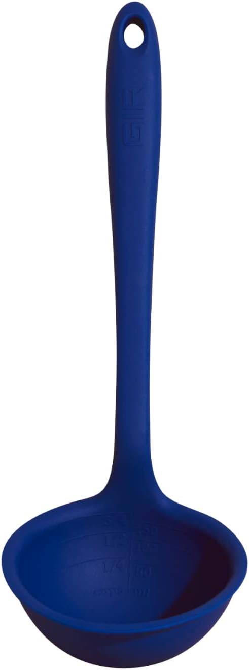 GIR: Get It Right Silicone Ladle Spoon –High Heat Resistant Kitchen Tool, Durable Cooking Utensil for Serving Soups, Stews, Sauces, and Dressings, Ultimate - 13IN - Slate